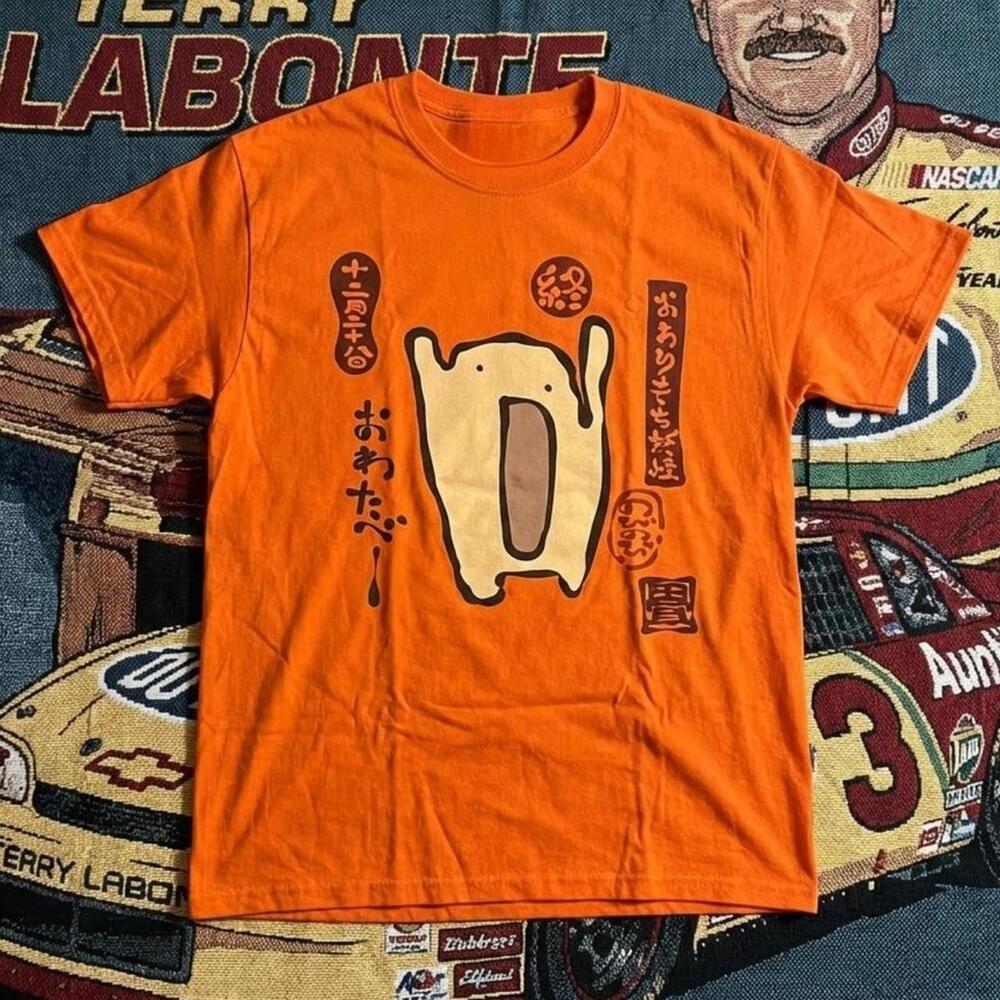 Orange Japanese Funny Owata T-Shirt With Cute